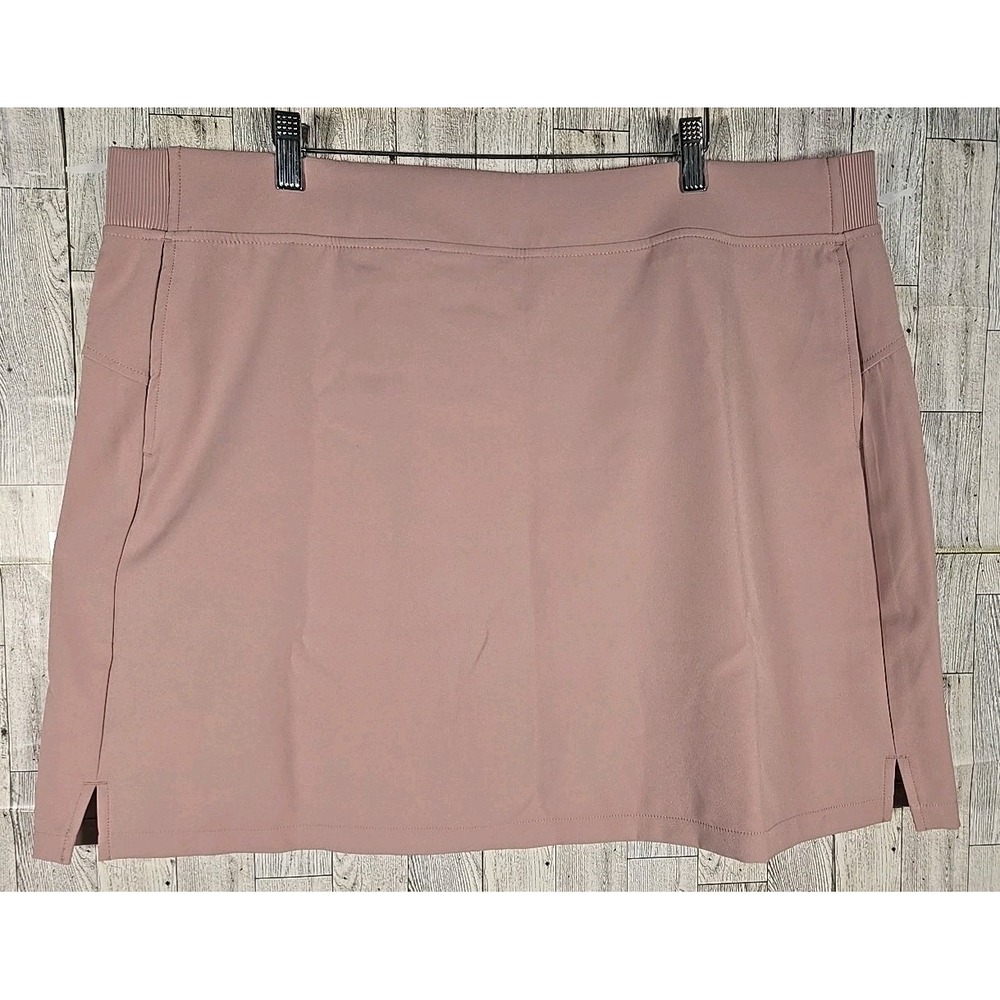 32 Degrees Cool Skort XXL Active with Pockets Pink - Deauville Mauve Skirt NEW